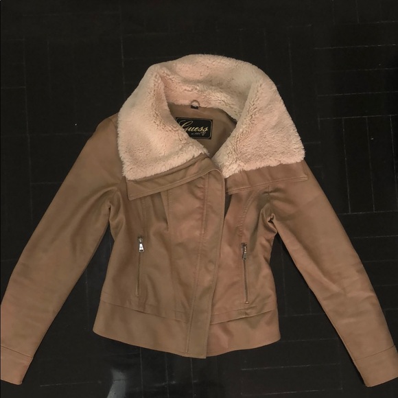 Guess Jackets & Blazers - Faux leather guess jacket